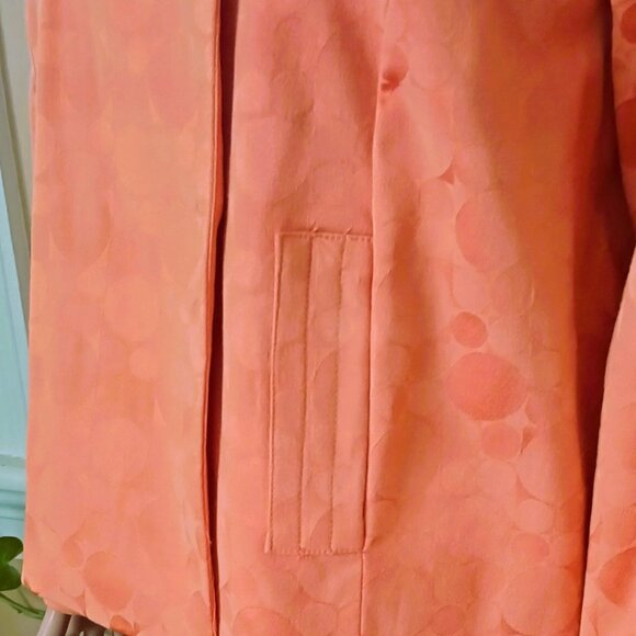 Requirements Jacquard Jacket Size M Double Breasted Retro Blazer. Fully Lined - Picture 5 of 9